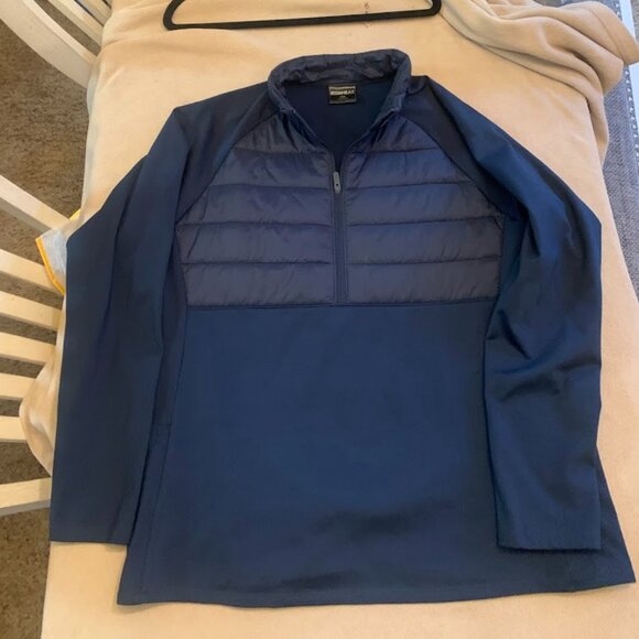 32 Degrees Women's Half-Zip Pullover - Navy Size L - Picture 2 of 5